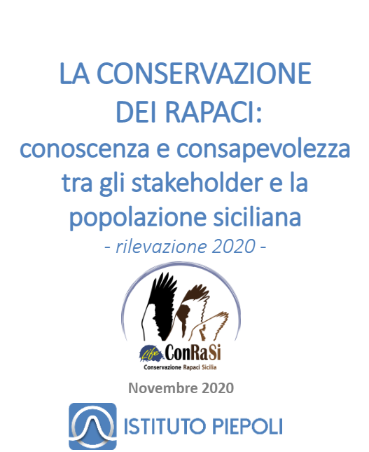 Risultati del sondaggio 2020: stakeholder e popolazione siciliana sul tema della Conservazione dei rapaci